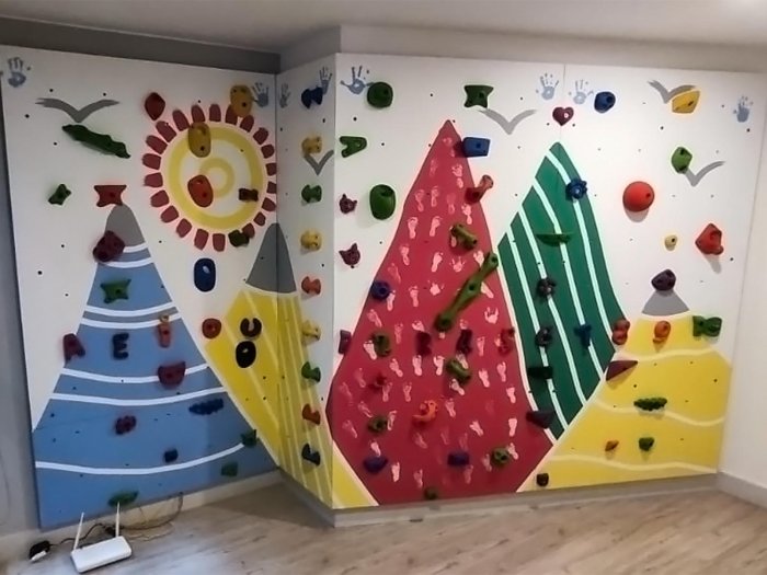 Muro colores infantil